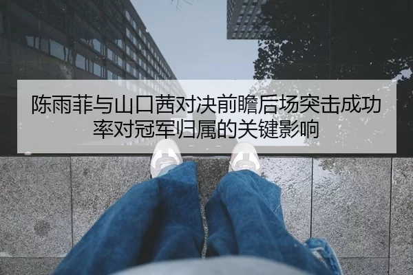 陈雨菲与山口茜对决前瞻后场突击成功率对冠军归属的关键影响