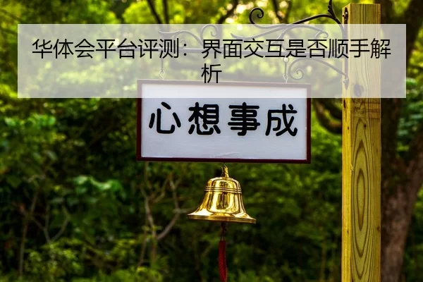华体会平台评测：界面交互是否顺手解析